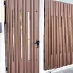 ประตูรั้วเหล็กแบบบานเล็ก3